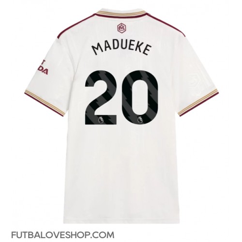 Dres Arsenal Noni Madueke #20 Tretina 2025-26 Krátky Rukáv